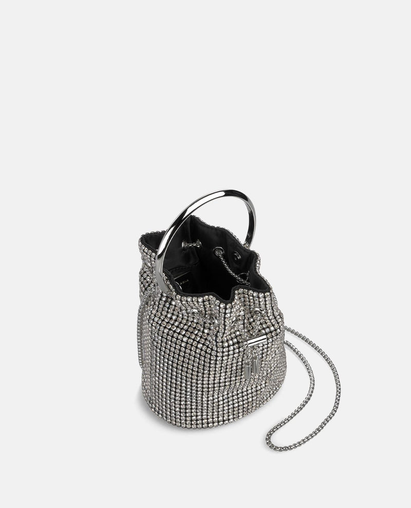 TASCHE MIT STRASSSTEINEN BESETZT