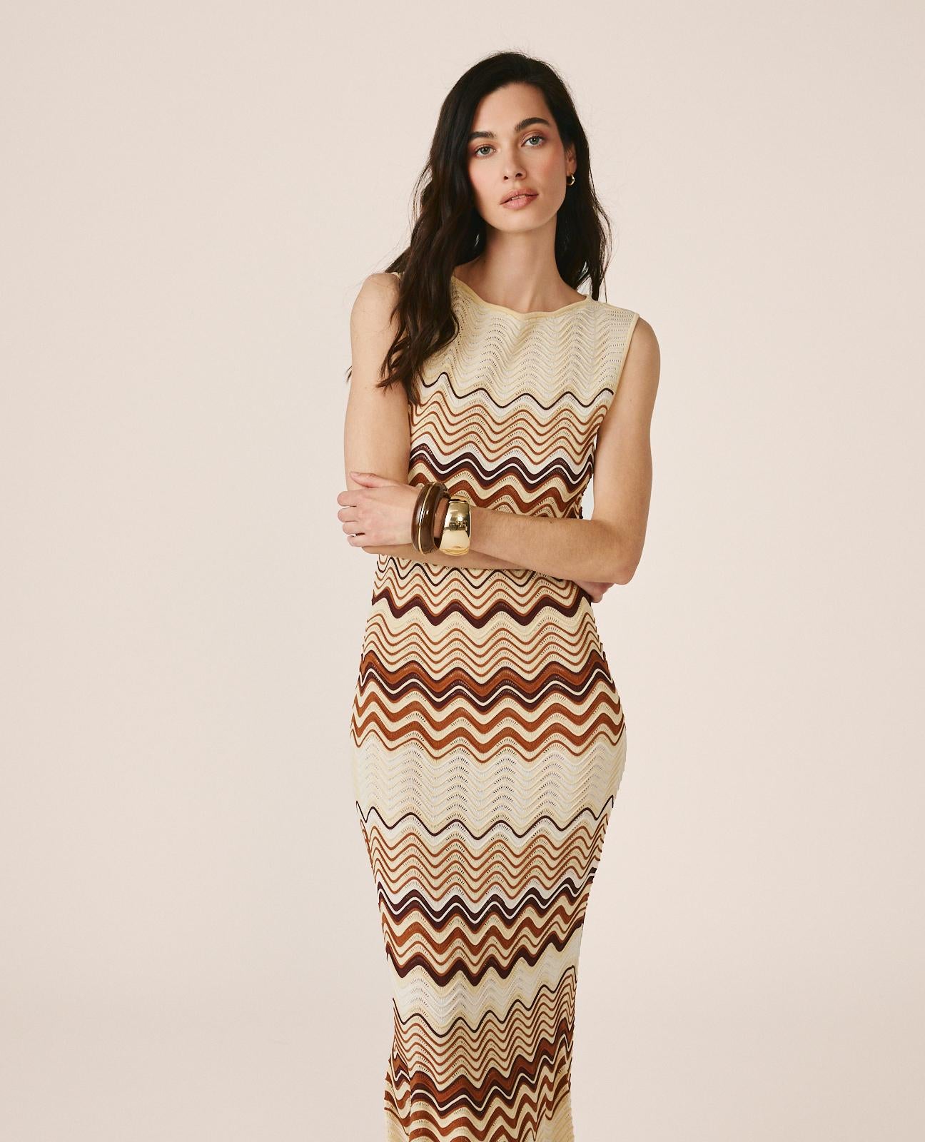 VESTIDO PUNTO SIN MANGAS