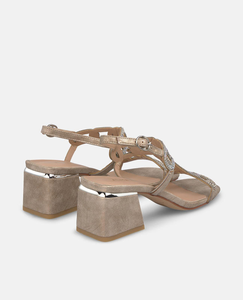 SANDALIA ALTURA MEDIA EN T CON PEDRERIA