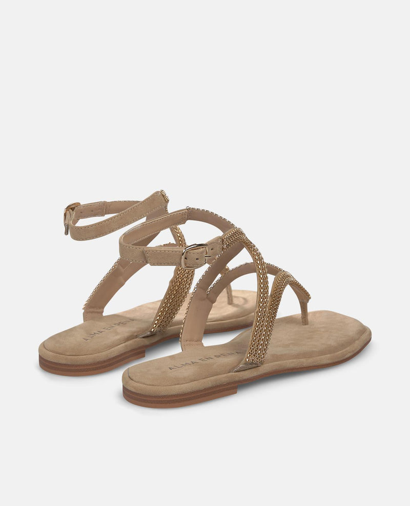 SANDALIA PLANA DEDO EN T