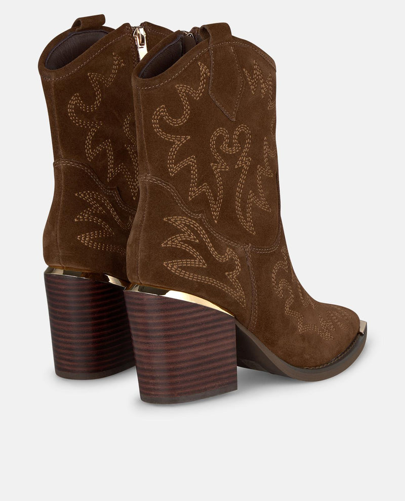 BOTTE À TALON BRODÉE