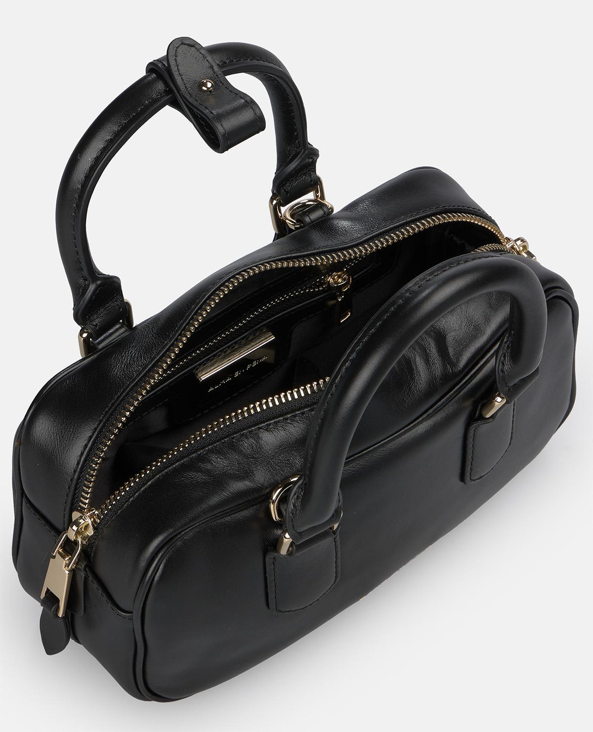 BORSA DA BOWLING IN PELLE DI CAPIRA