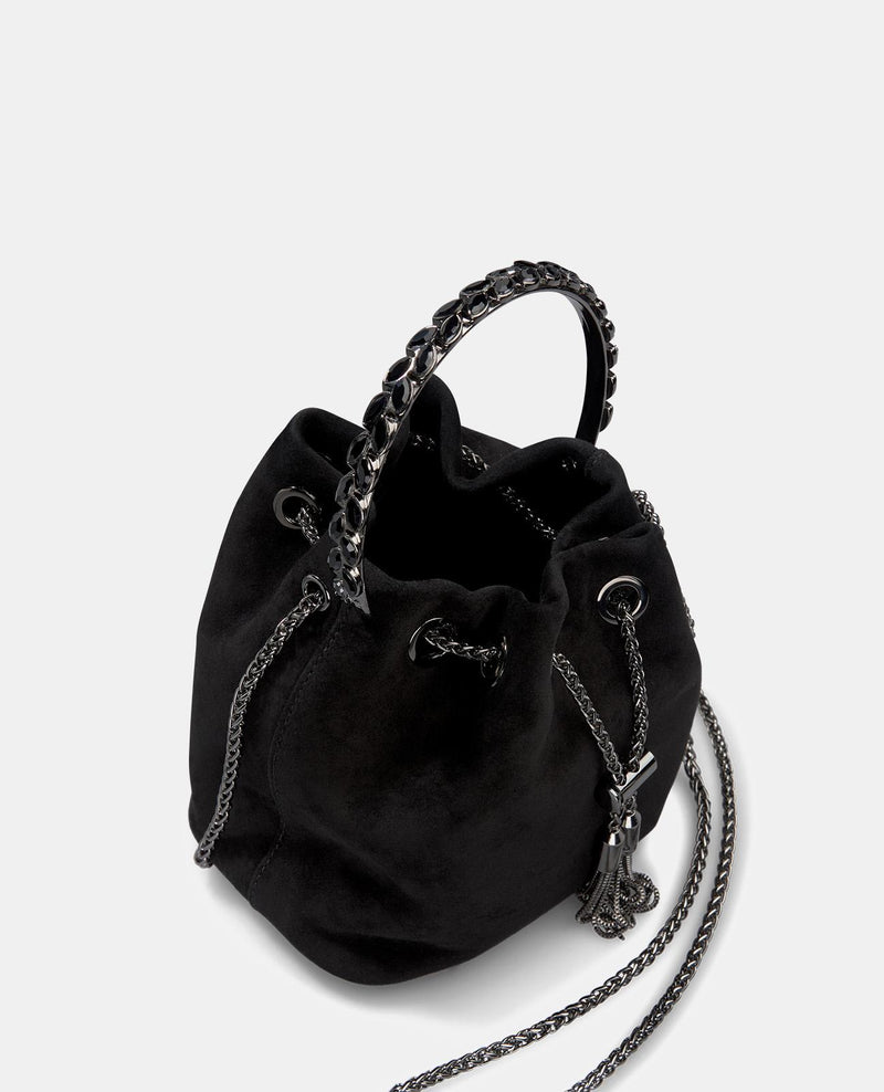 BOWLER-TASCHE MIT ANHÄNGER-DETAIL