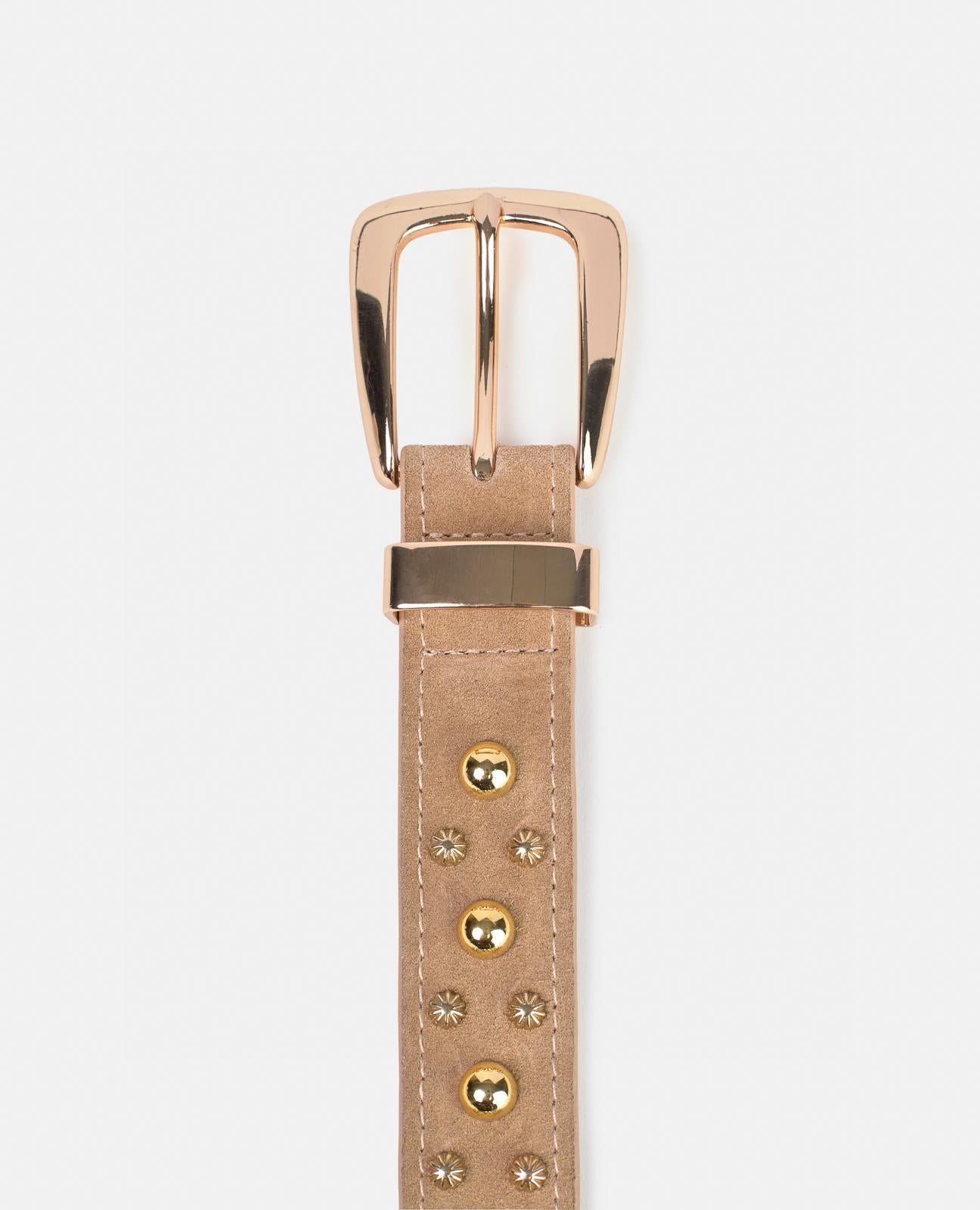 CINTURÓN TACHAS METALIZADAS