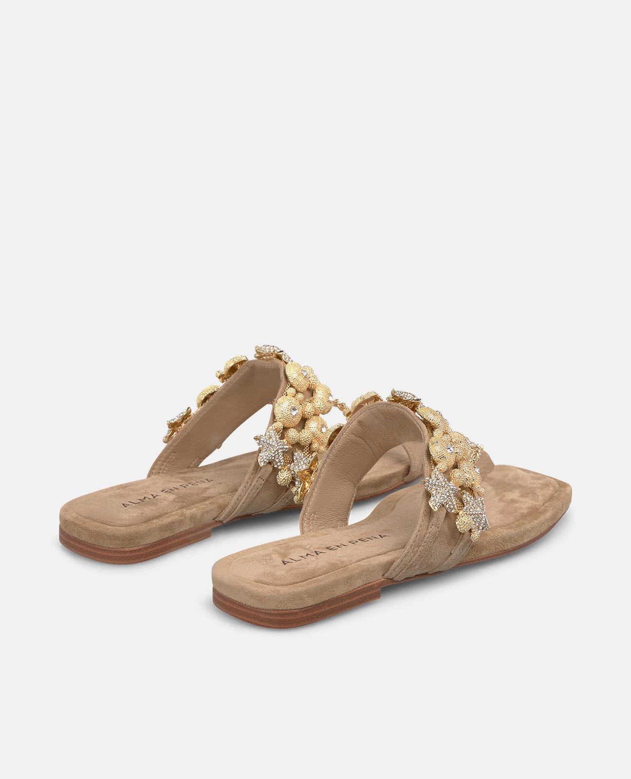 SANDALIA PLANA ABALORIOS