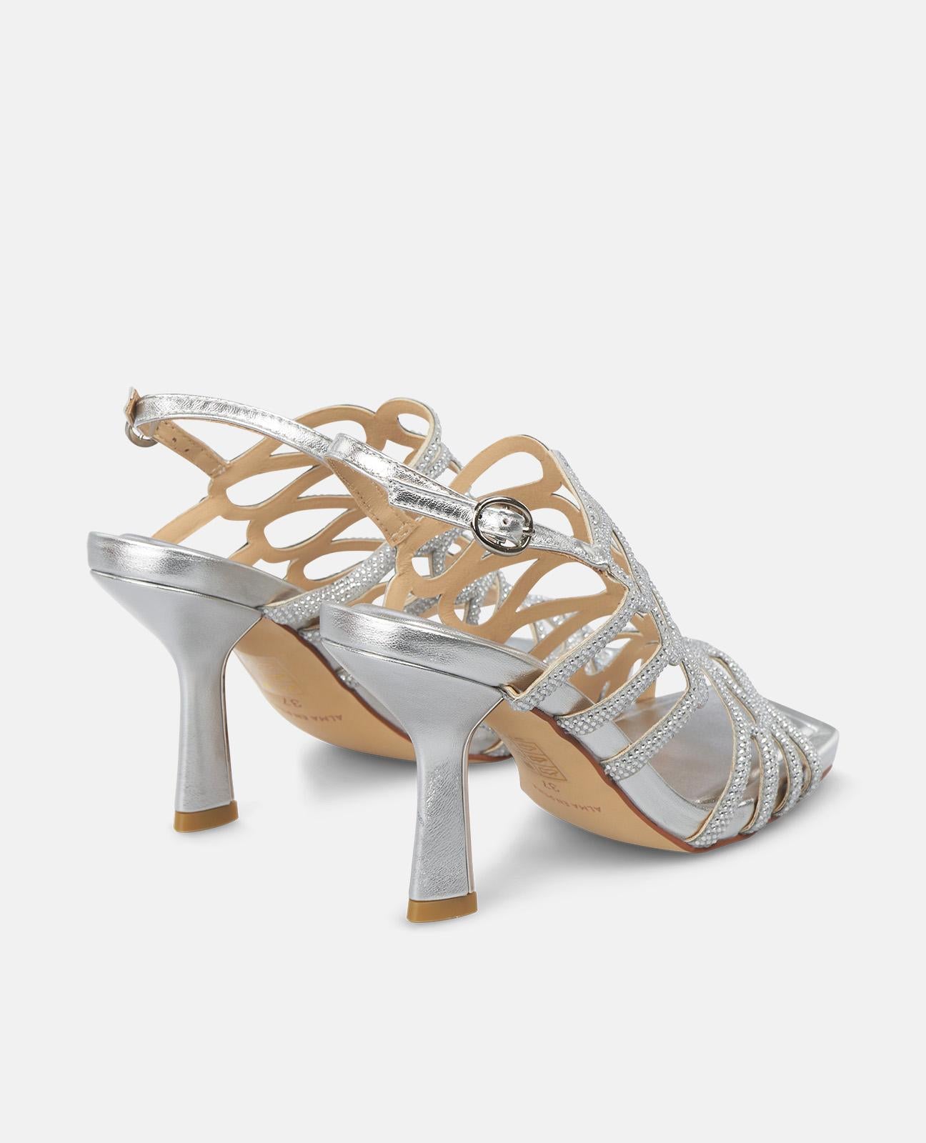 SANDALIA TACÓN ENTRECRUZADA