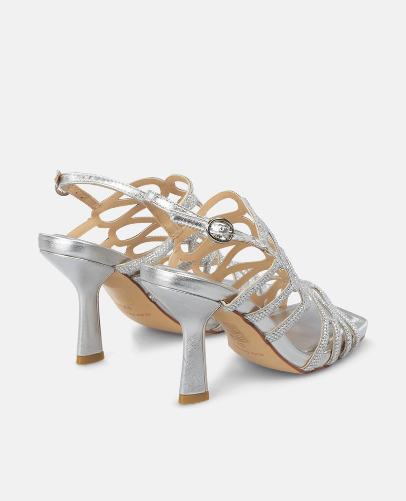 SANDALIA TACÓN ENTRECRUZADA