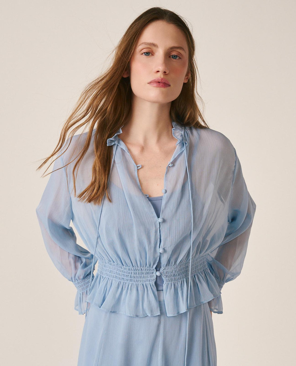 BLUSA MANGA LARGA