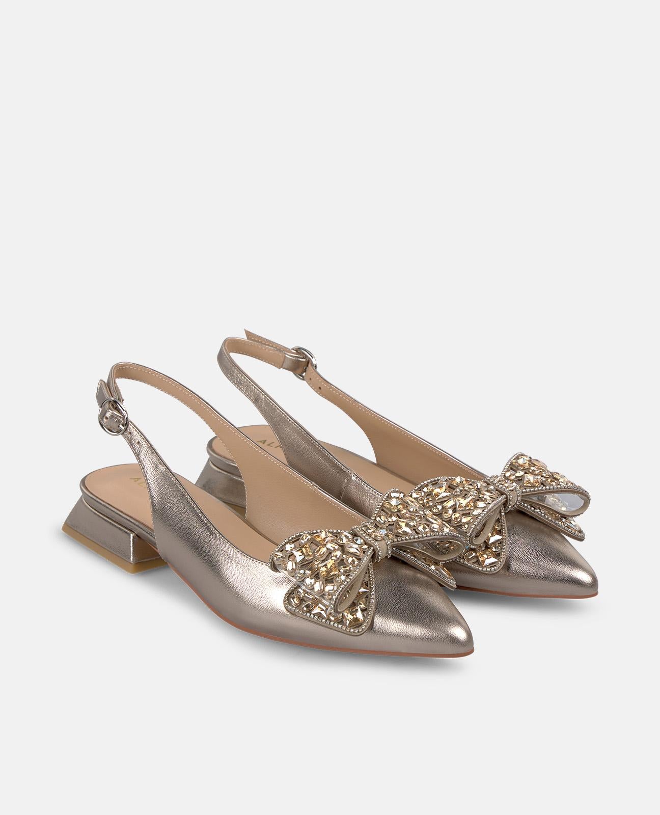 ZAPATO PLANO CON LAZO