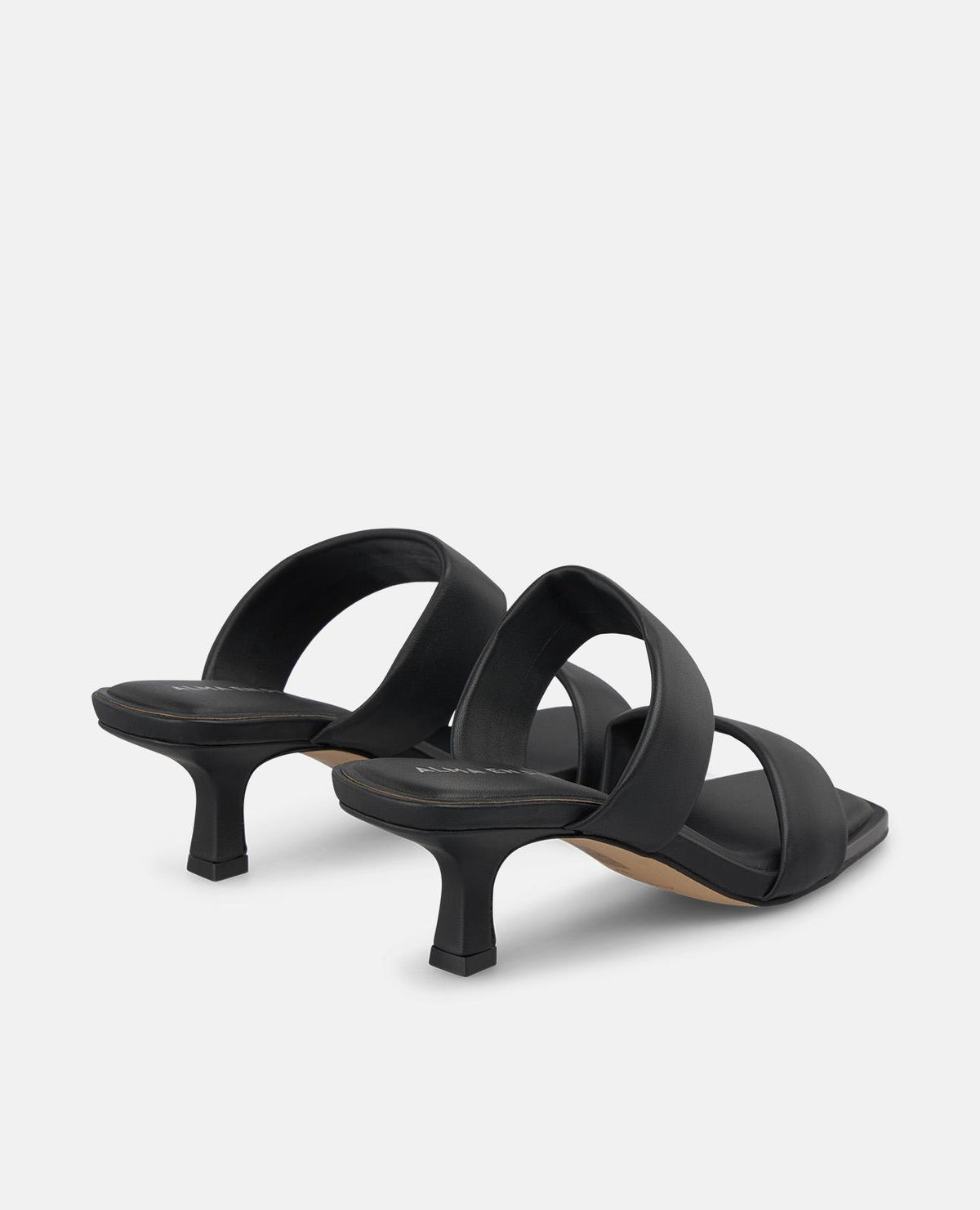 DOUBLE-STRAP NAPA LEATHER SANDALS