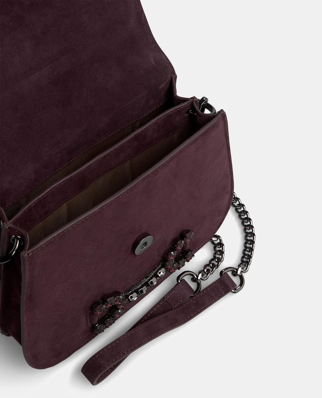 POCHETTE À BOUCLE EN STRASS