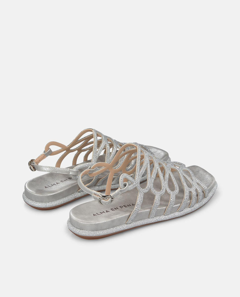 SANDAL COVERED WITH RHINESTONES