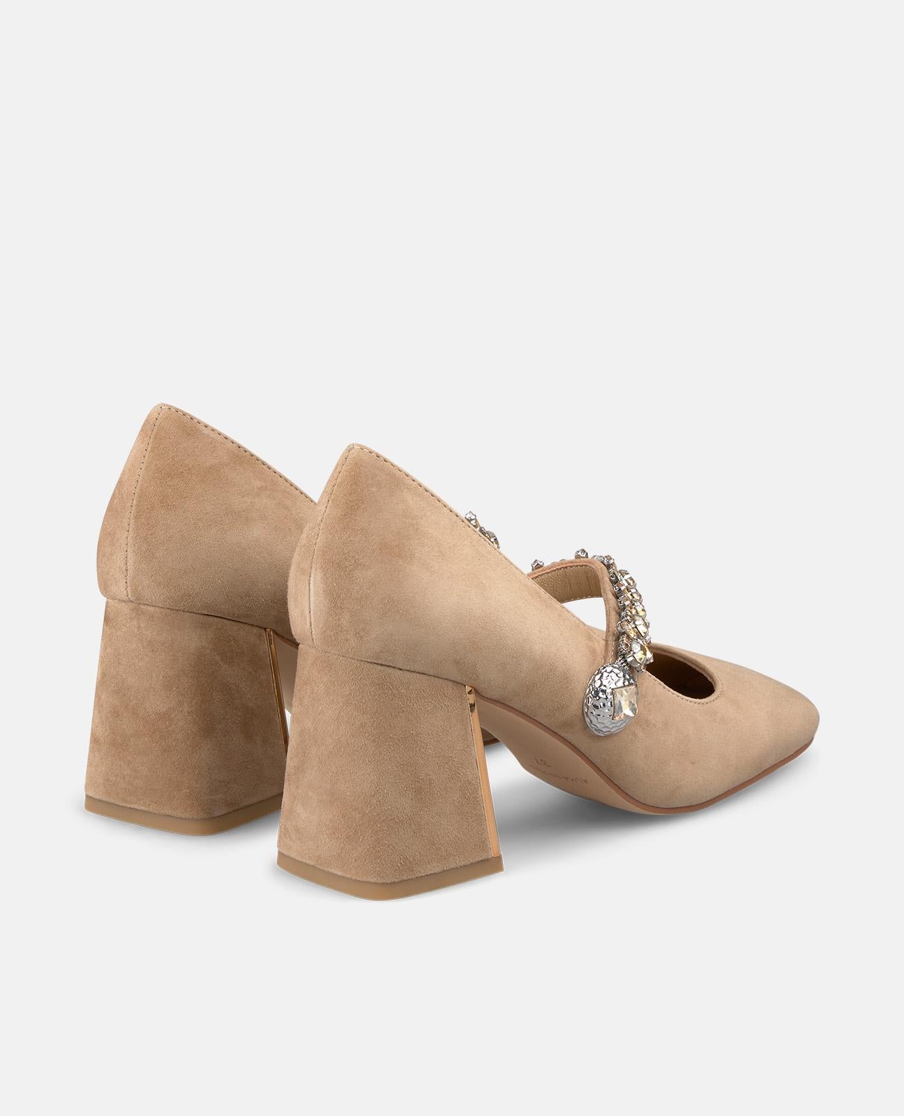 CHAUSSURE À TALON HAUT AVEC STRASS