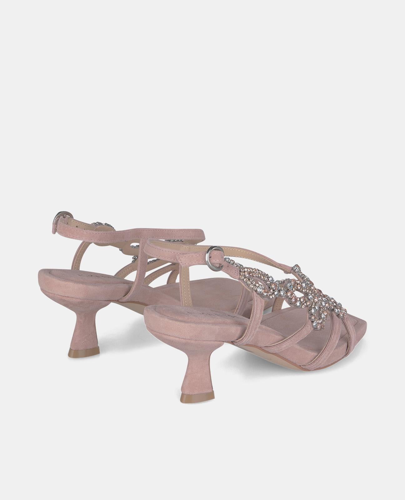 SANDÁLIA COM PORMENOR DE SALTO BAIXO