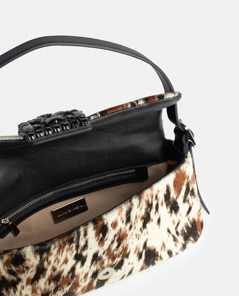 RING BAG WITH RHINESTONES