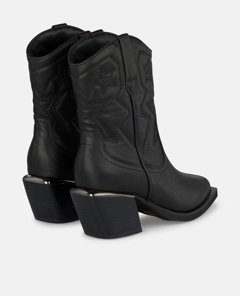 BOTTE DE CHEVILLE À PETIT TALON