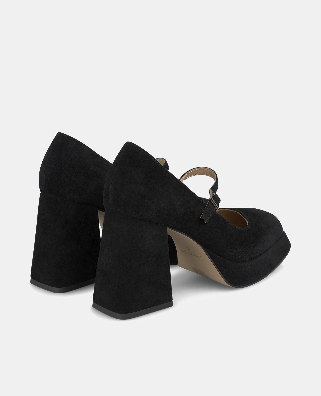 CHAUSSURE À TALON AVEC BOUCLE