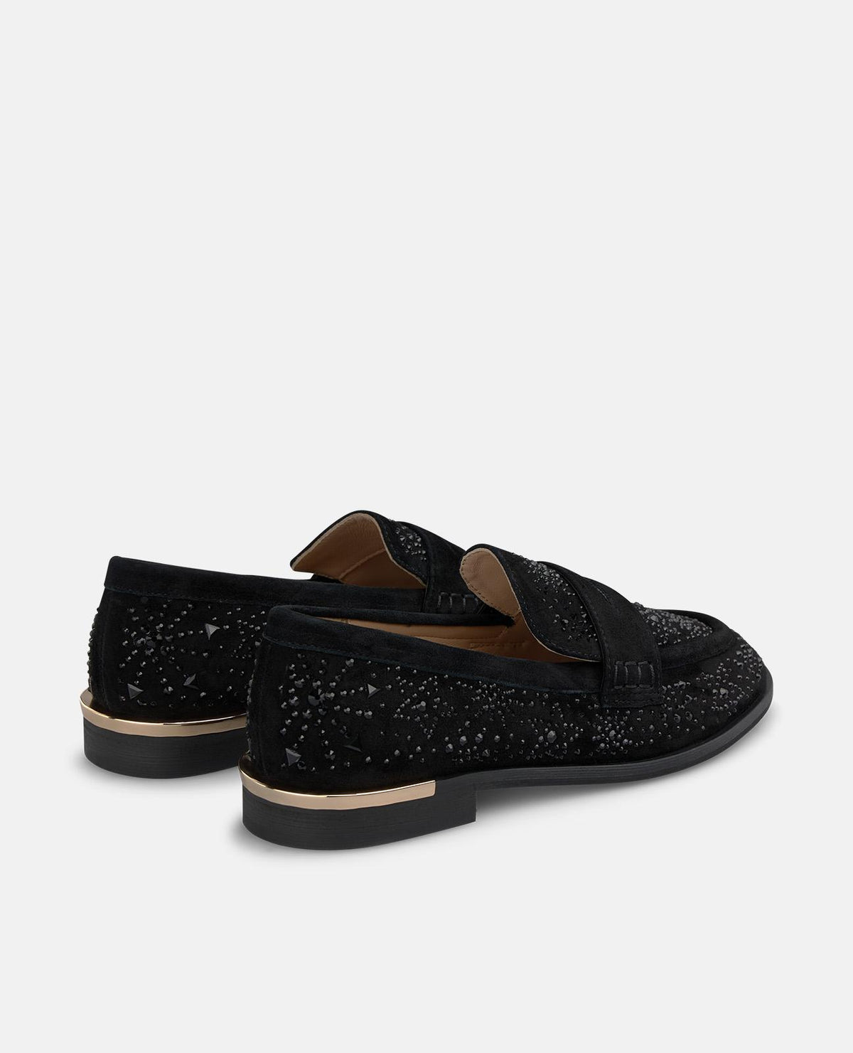 MOCASÍN ANTIFAZ DE ANTE CON PEDRERÍA
