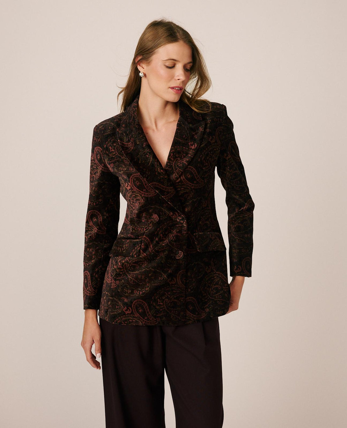 BLAZER TERCIOPELO PAISLEY