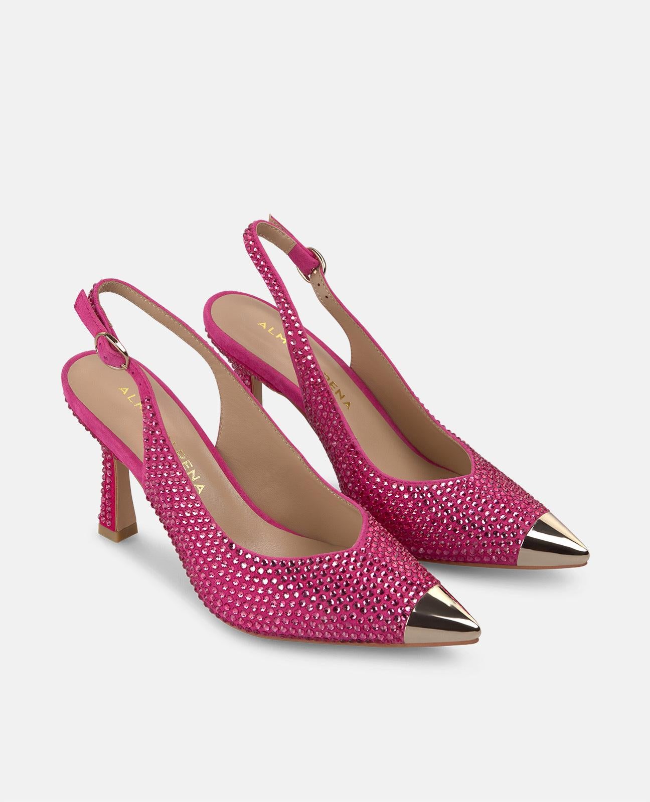 ZAPATO TACÓN PUNTERA METALIZADA