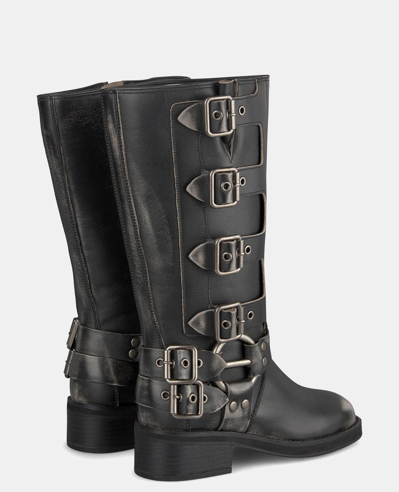 BIKER BOOT HIGH CANE
