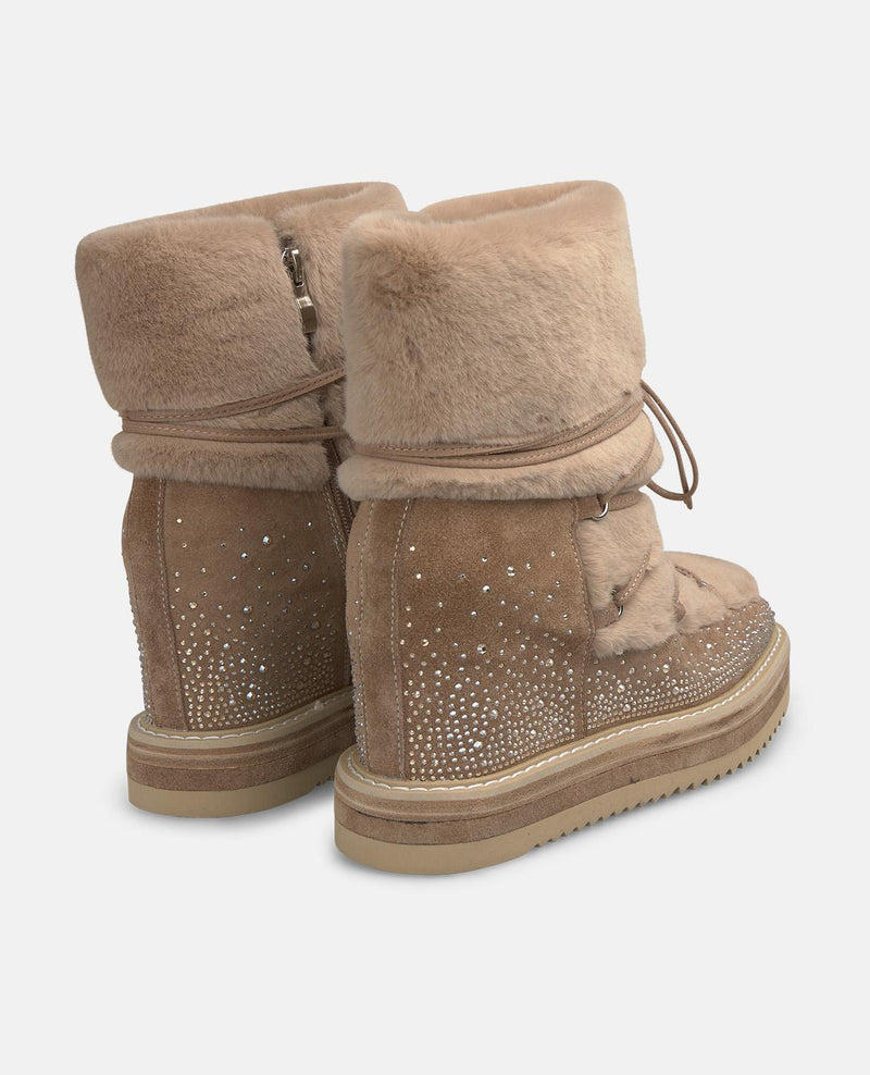 BOTÍN CORDONES PELO