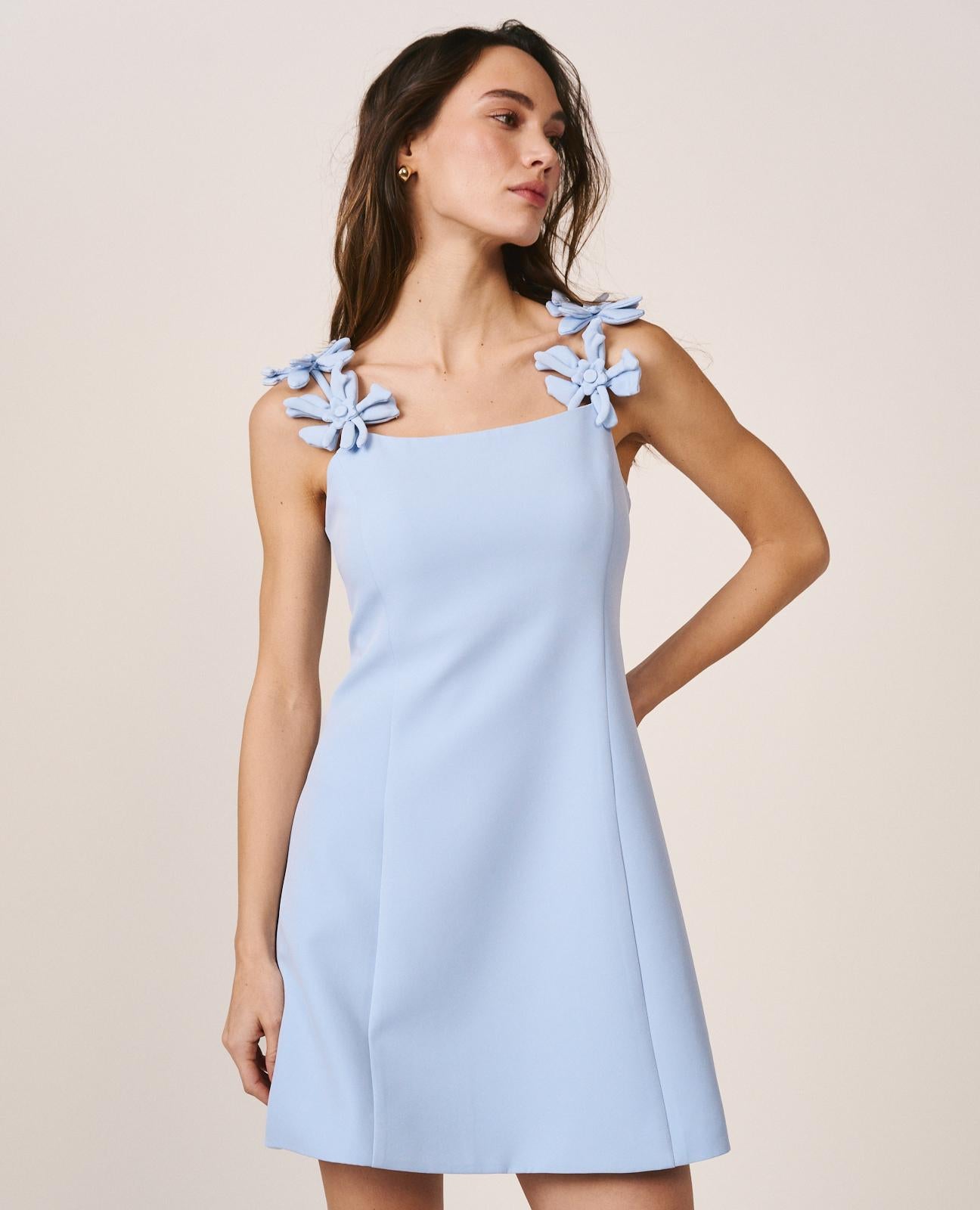 VESTIDO DE ALÇAS FLORAIS