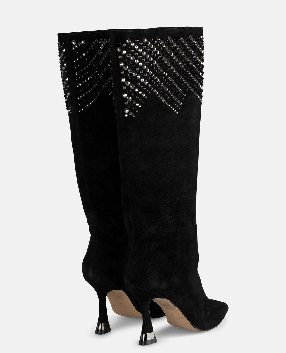 STIVALE CON DETTAGLI IN STRASS