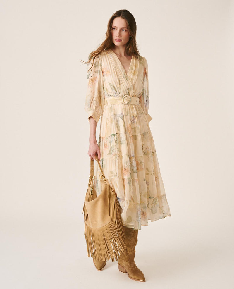 LONG CHIFFON DRESS