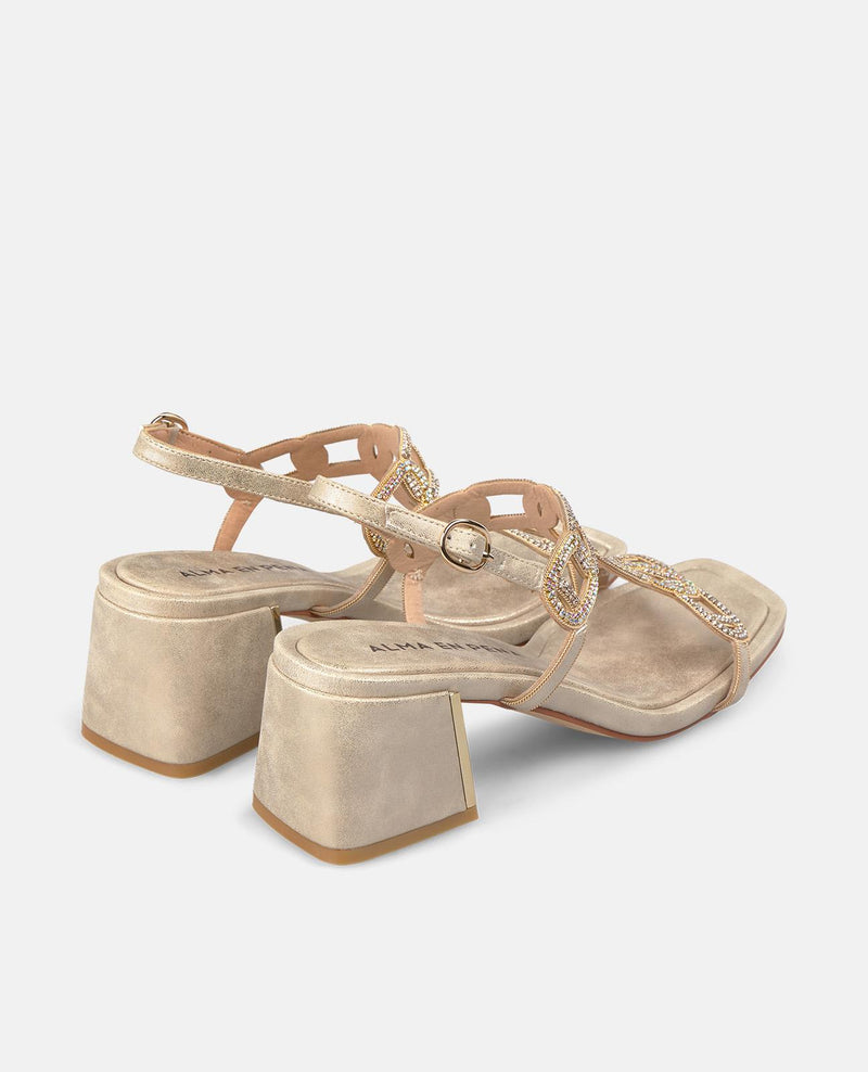 SANDÁLIA COM STRASS