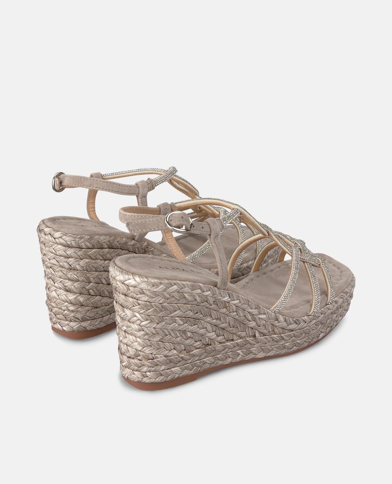 CUÑA TIRAS ENTRELAZADAS