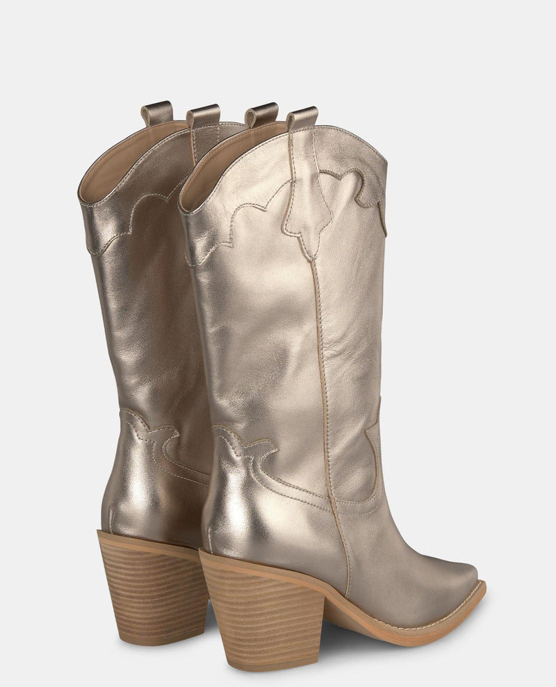 EMBROIDERED HALF-BOOT