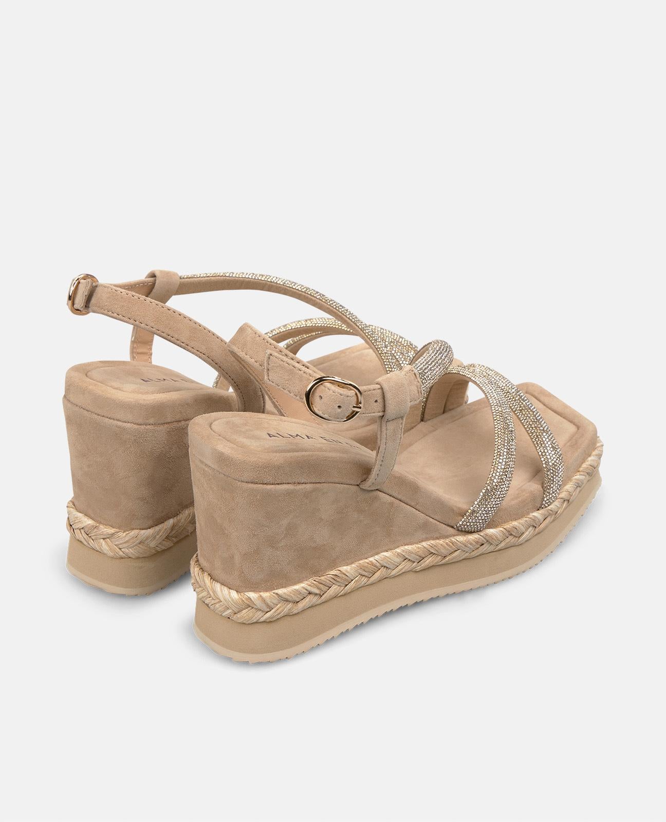 CUNHA ENTRANÇADA COM STRASS