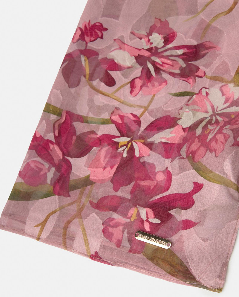 PAÑUELO MOTIVO FLORAL