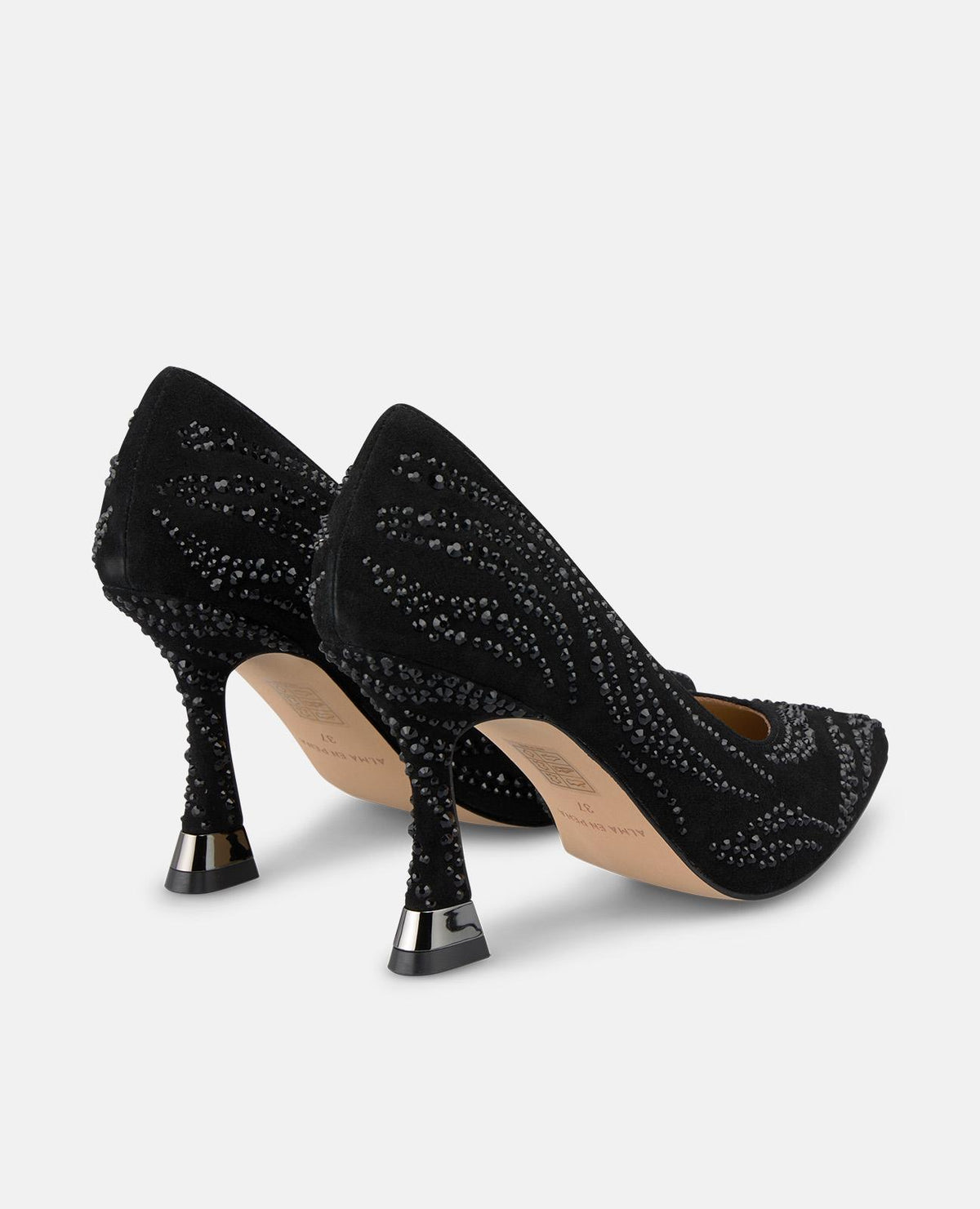 SCARPA CON TACCO ALTO E DETTAGLIO STRASS