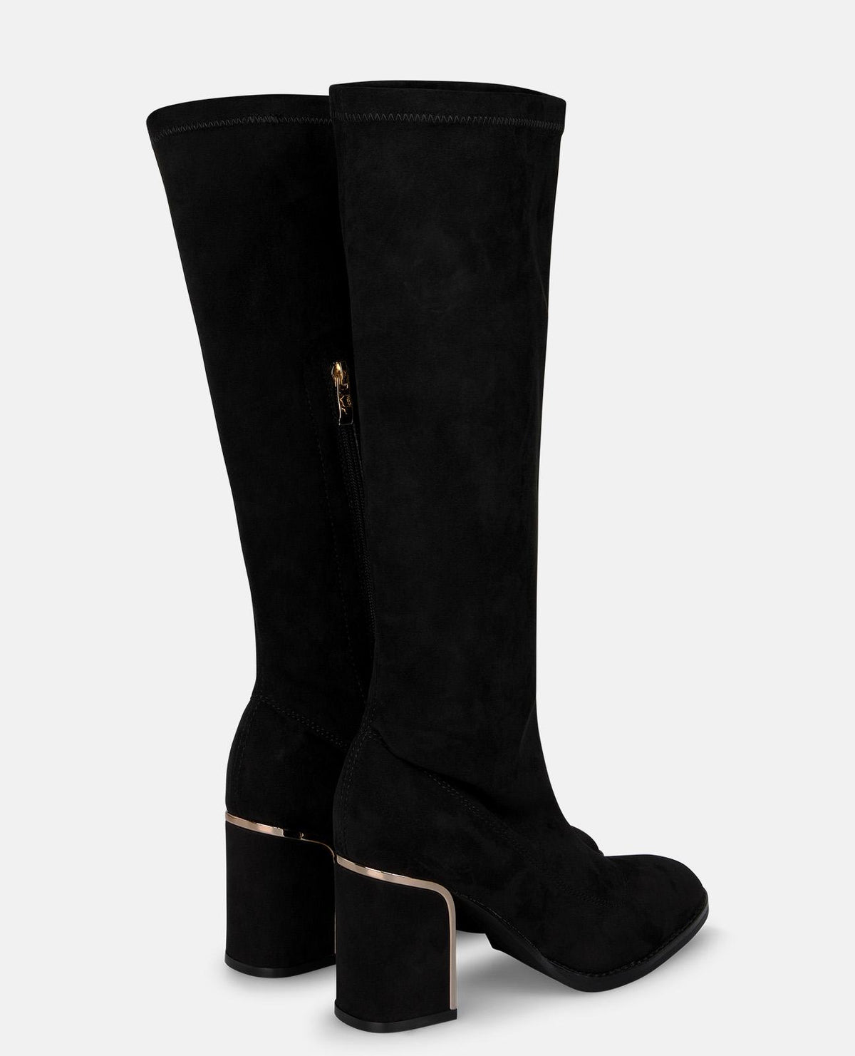 BOTA ALTA COM FECHO DE ZÍPER