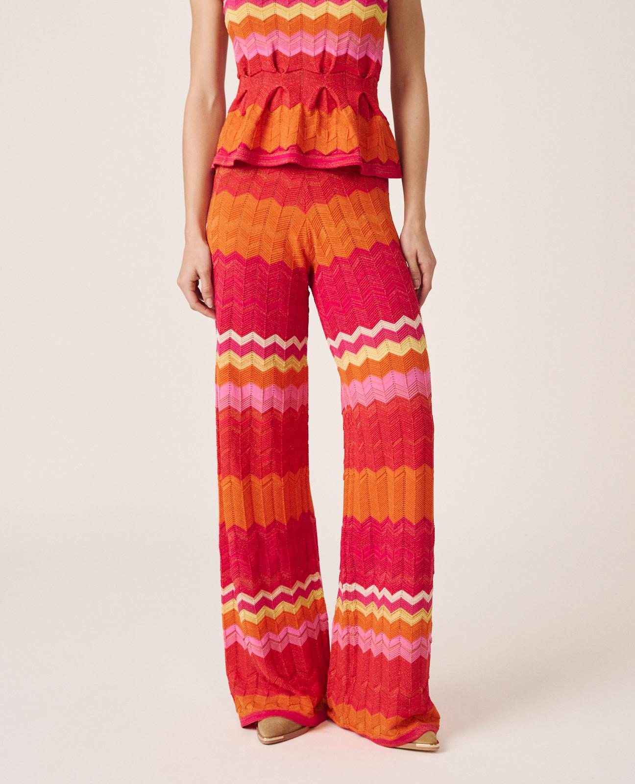 STRAIGHT KNIT TROUSERS