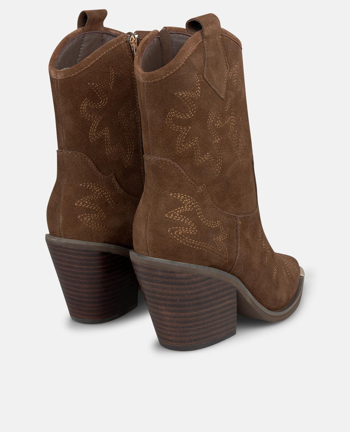 SUEDE COWBOY BOOTS