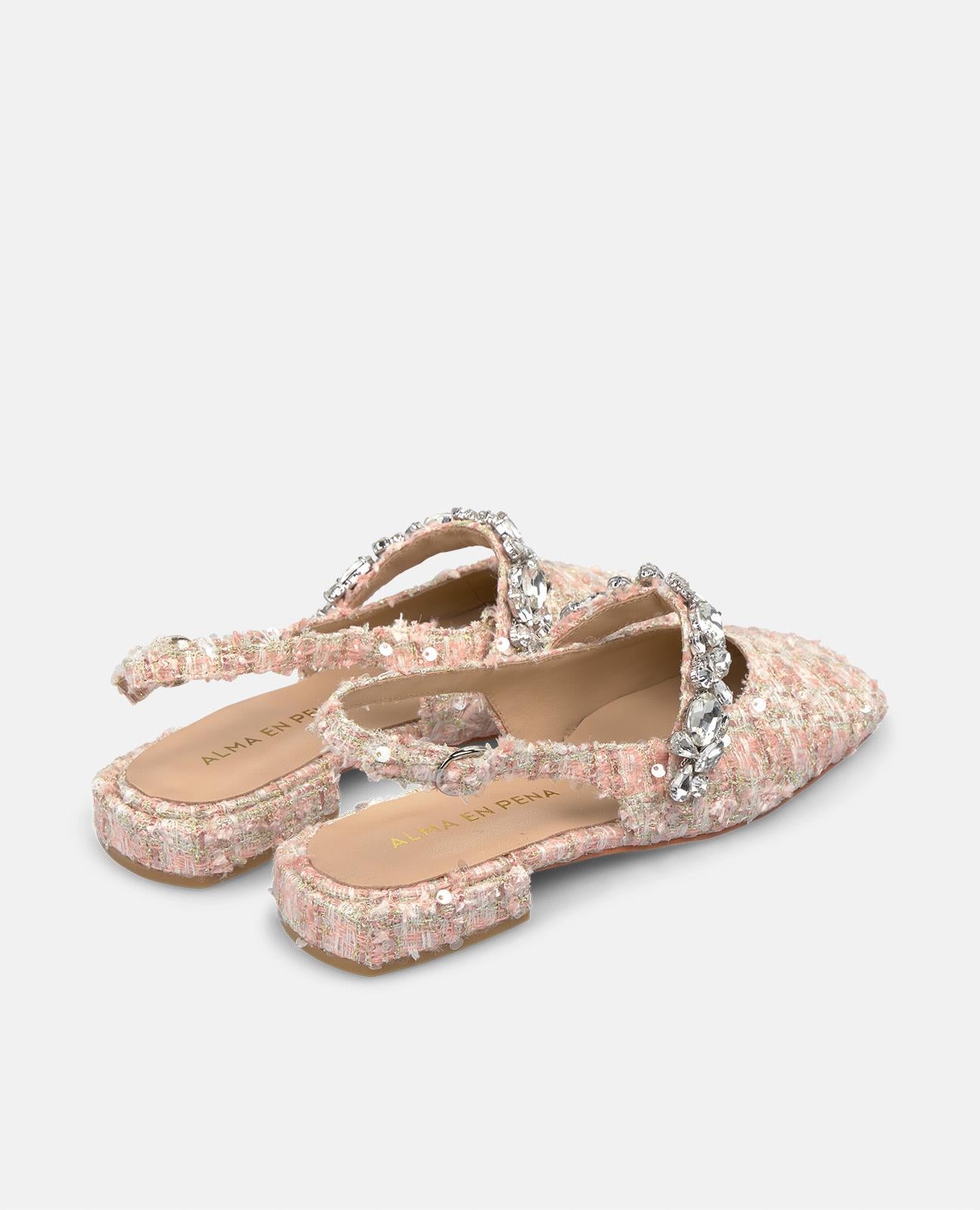 ZAPATO TIRA DE PEDRERÍA