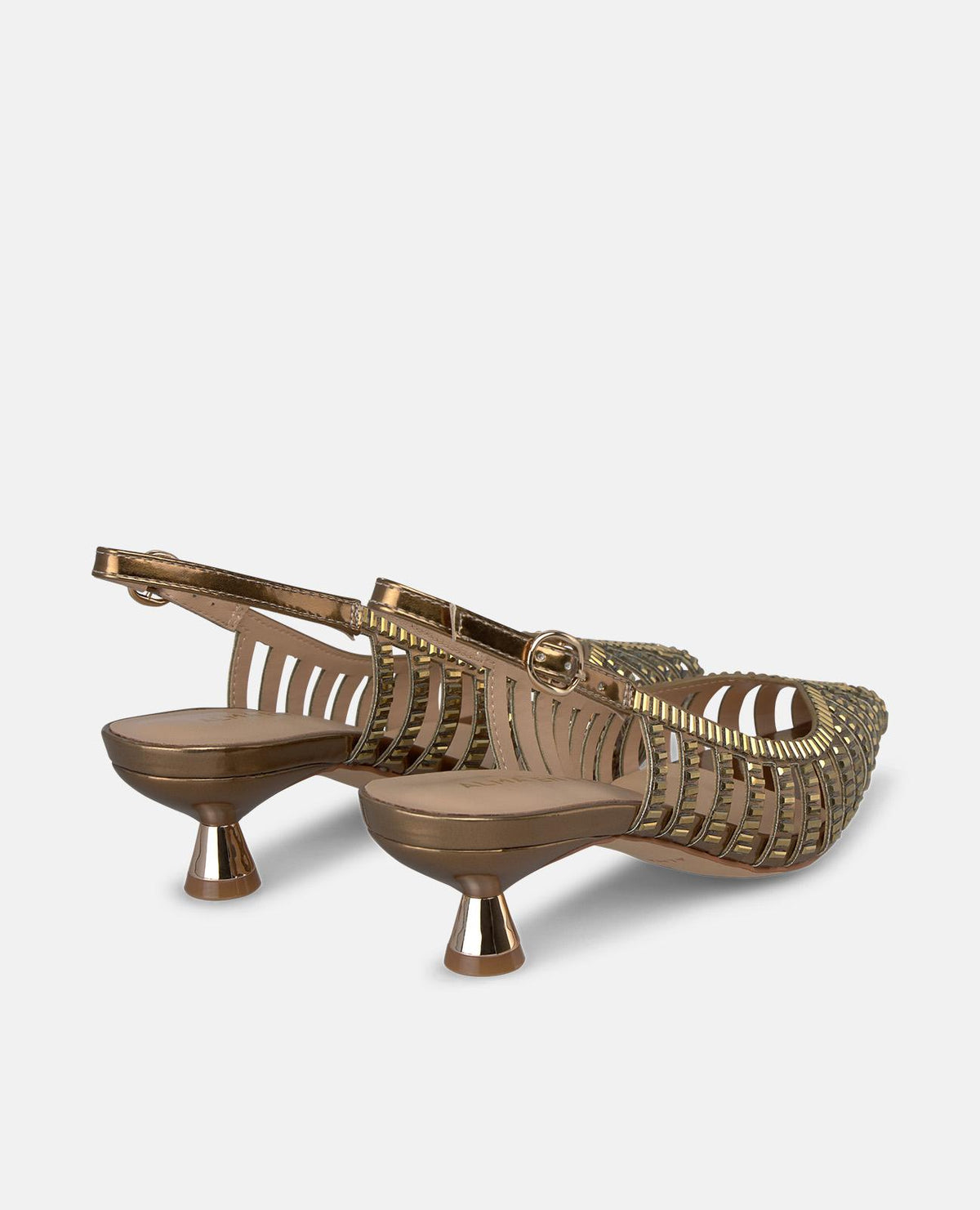 KITTEN HEEL SLIP-ON SHOE