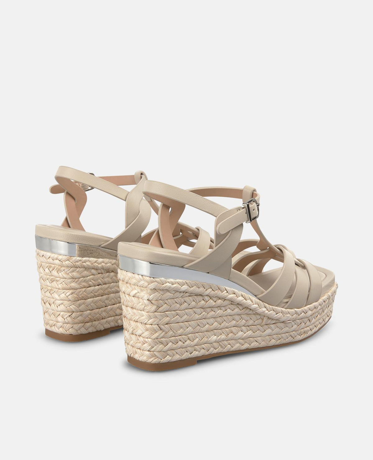 SANDALIA CUÑA ESPARTO MULTIPLE TIRAS