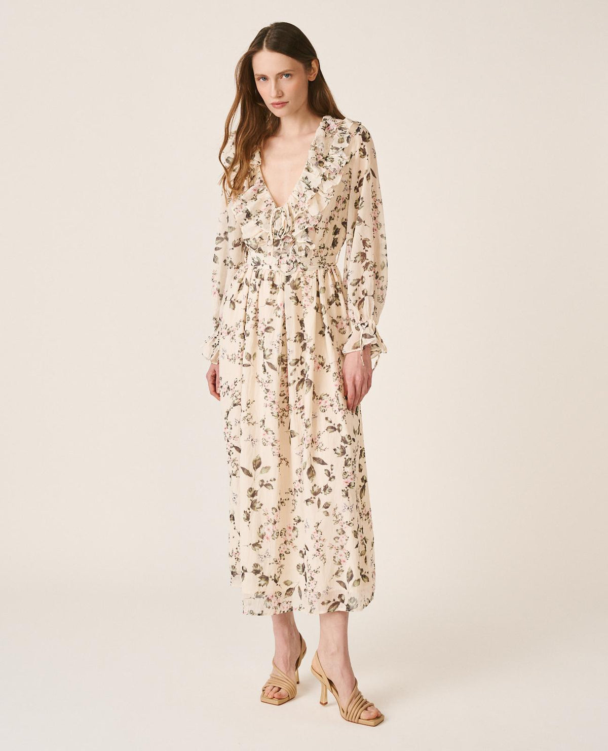 FLORAL LONG DRESS