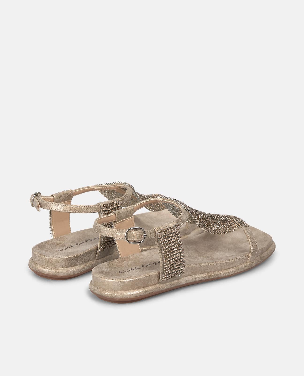 SANDALIA PLANA DETALLE ENPEINE