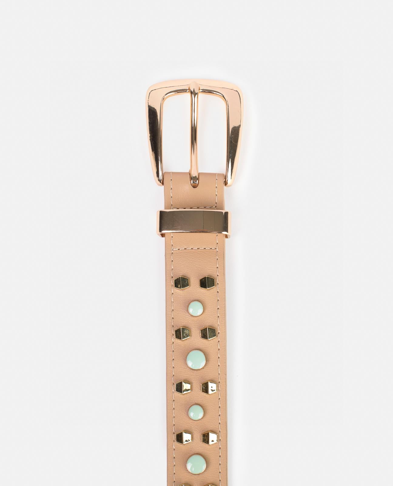 CINTURÓN TACHUELAS MULTICOLOR