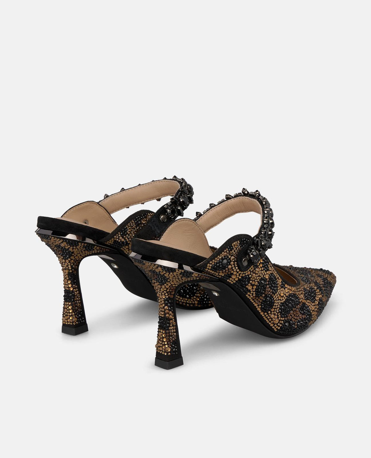 MULETTE SENZA TALLONE CON STAMPA ANIMAL PRINT