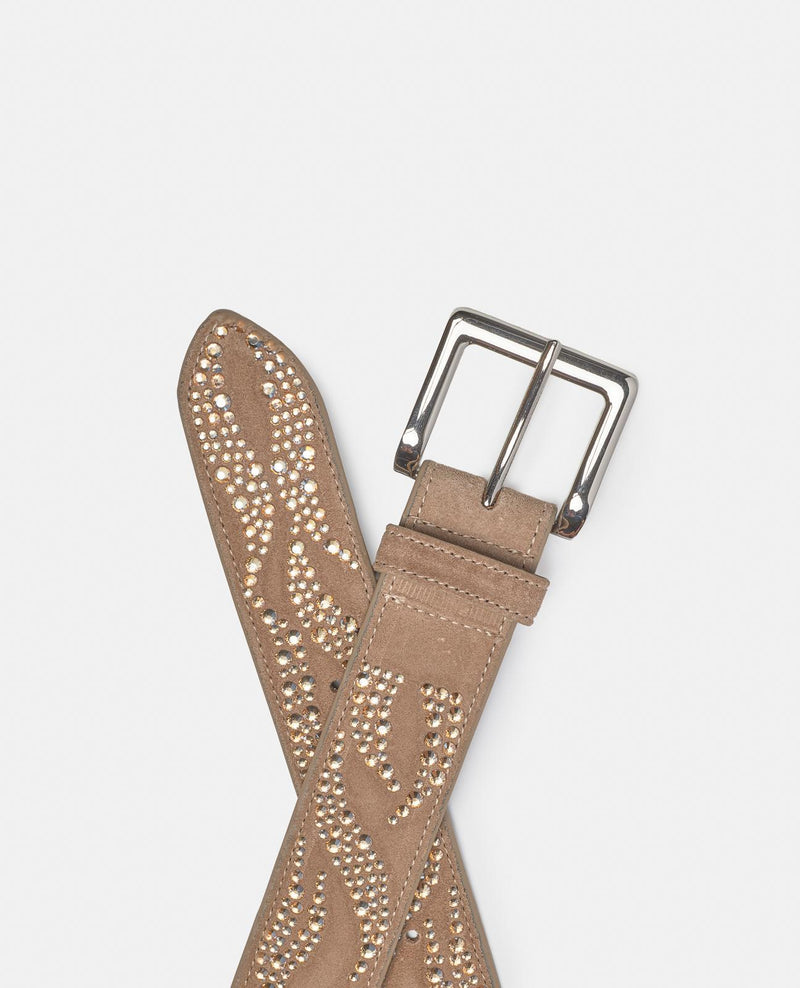 BELT FLAMES RHINESTONES