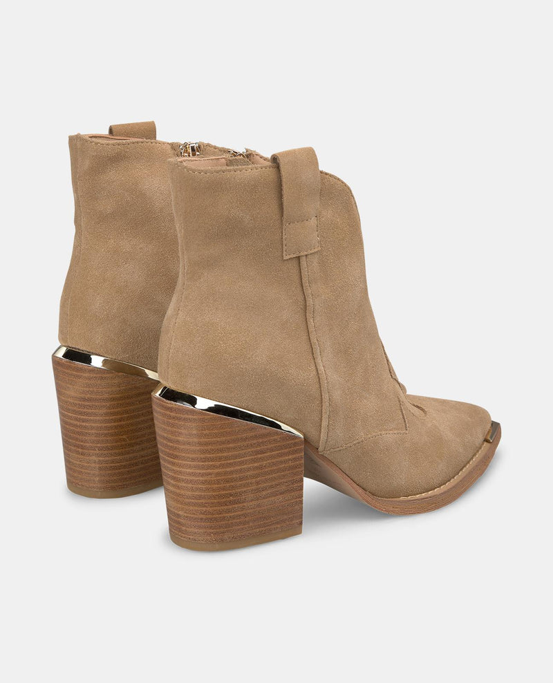 TALON DE LA BOTTE DE CHEVILLE OUVERTURE FRONTALE