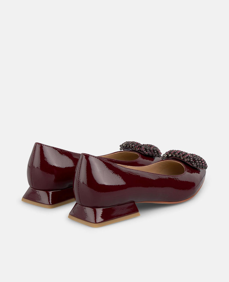 ZAPATO PLANO ADORNO CIRCULAR