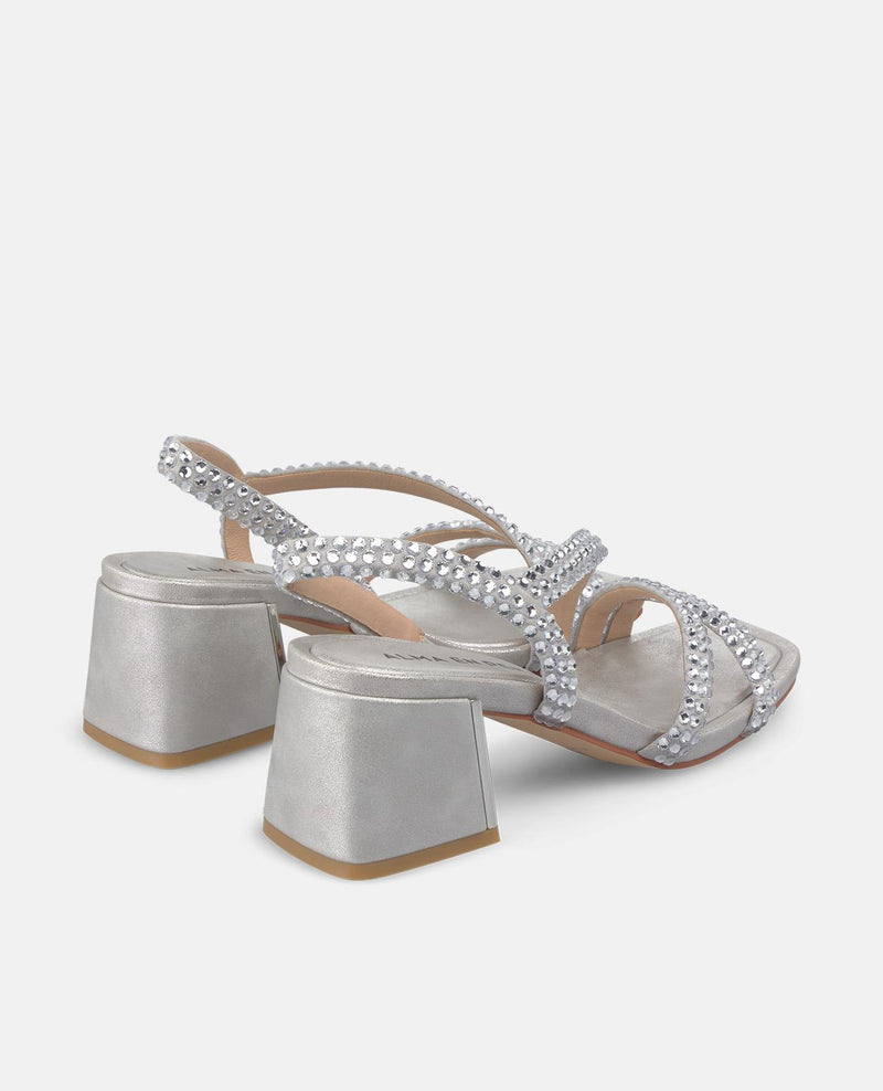 SANDALIA PEDRERÍA SIN CIERRE