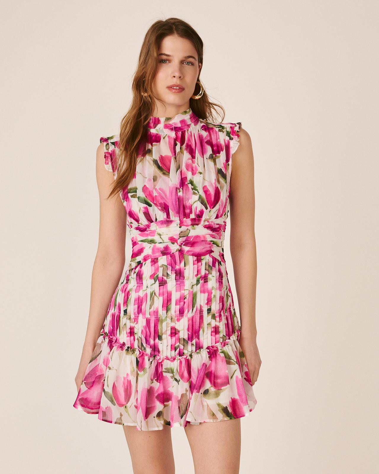 VESTIDO DE GOLA ALTA